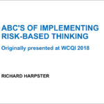ABC's of Implementing Risk-Based Thinking
