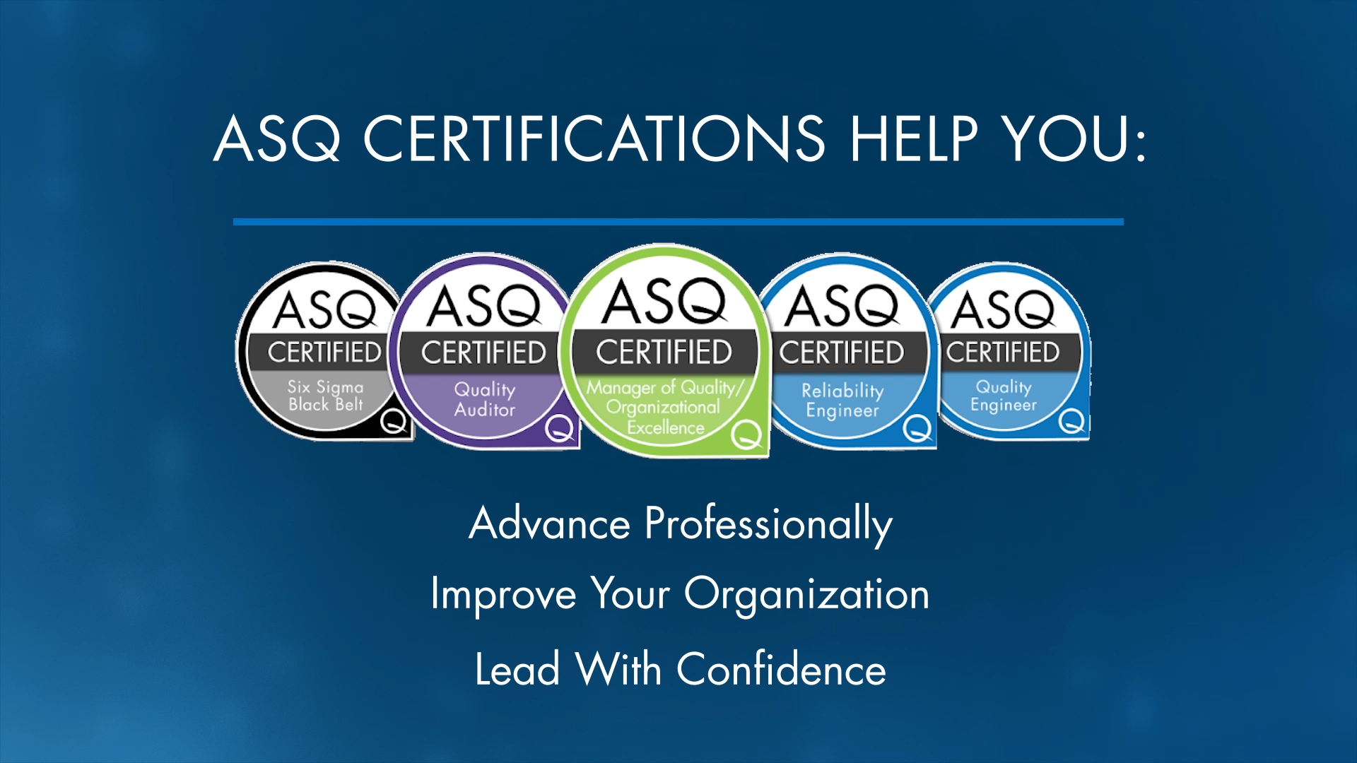 ASQ certification 